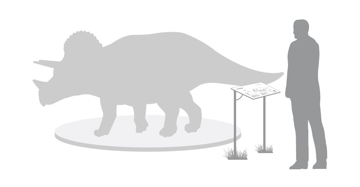 Esquema Placa acessível Dinossauro Lourinhã